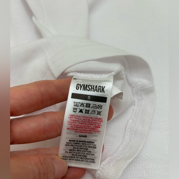Gymshark training graphic leggings outfit size S / XS white tank & high waist - Picture 6 of 16
